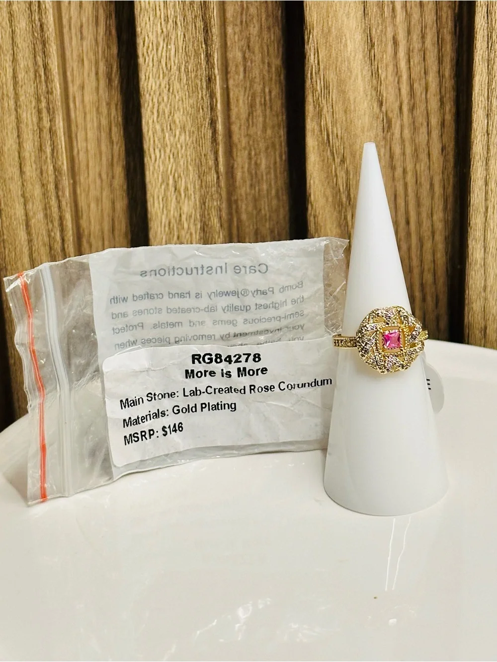 Bomb Party OG Ring size 5 “More Is More”